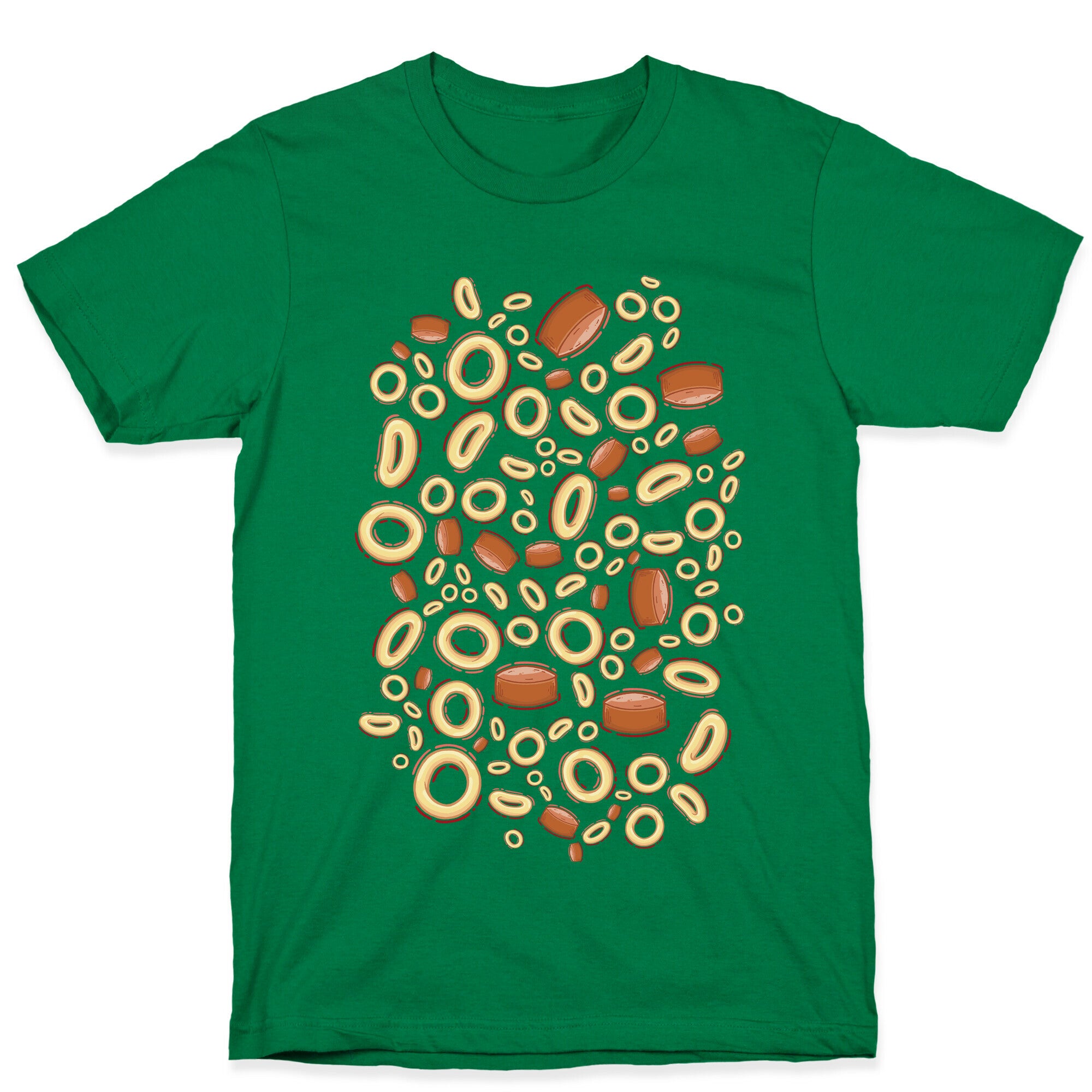 Spaghettios With Franks Pattern T-Shirt